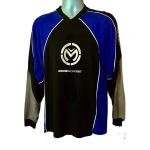 Moose Racing USA Jersey Medium Motocross Dirt Bike Riding  100% Cotton